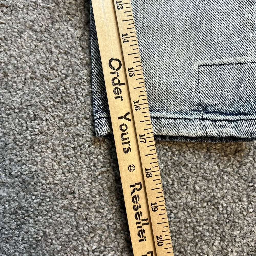 Vintage & Denim Jeans Boys 4 Light‎ Wash Distressed American Flag Patch Straight